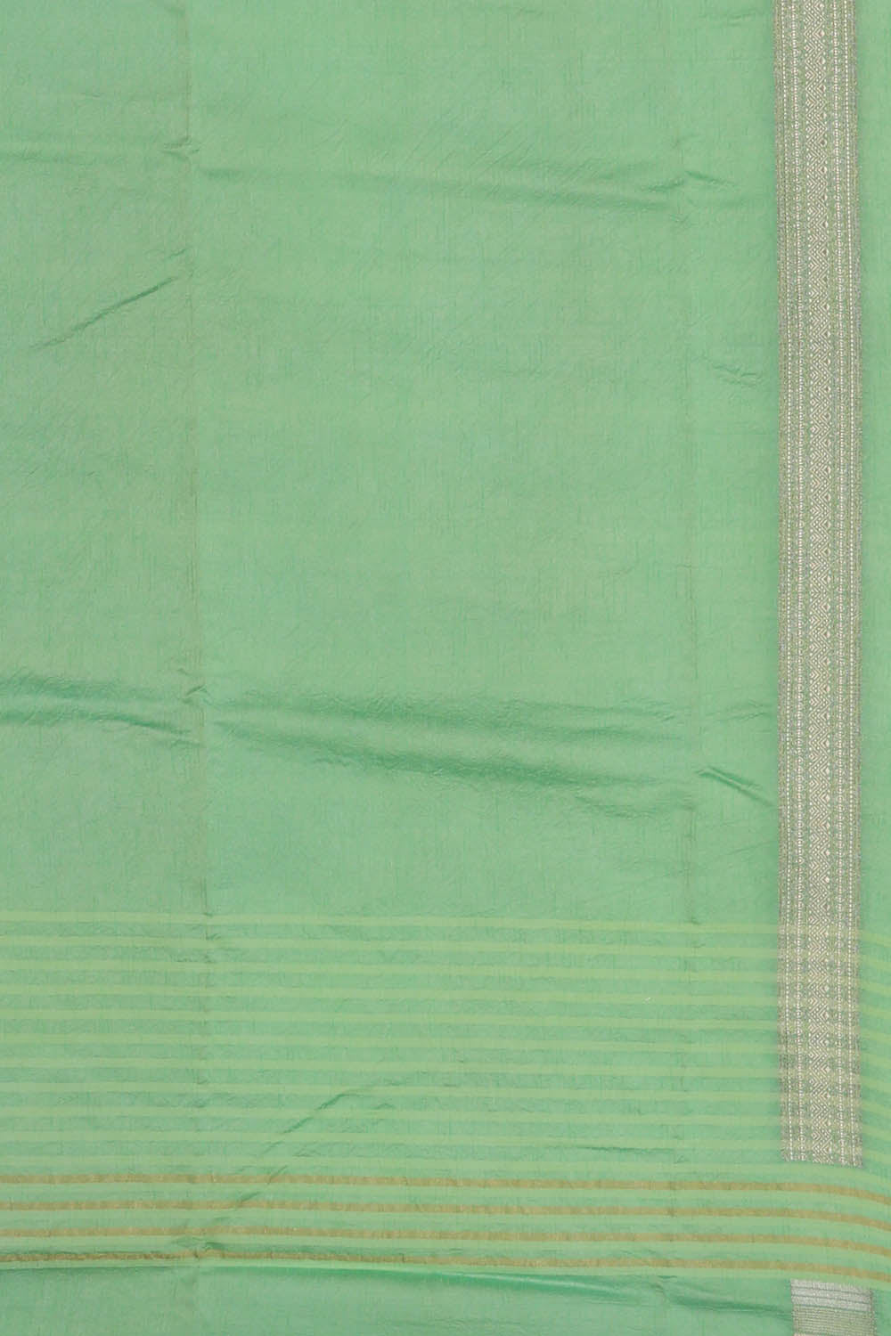 Image of Banarasi Crepe Peach Saree