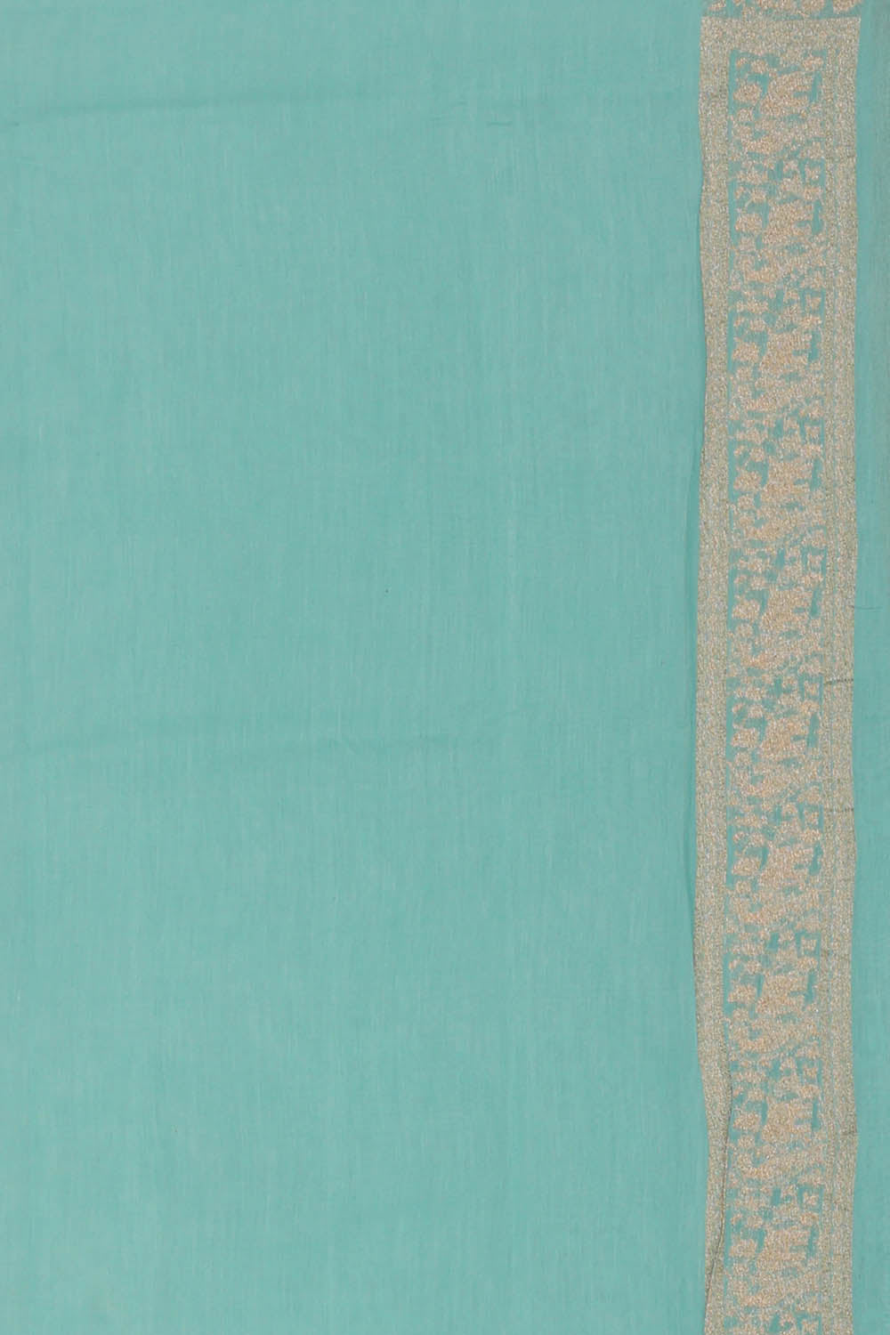 Image of Banarasi Crepe Sea Blue Saree