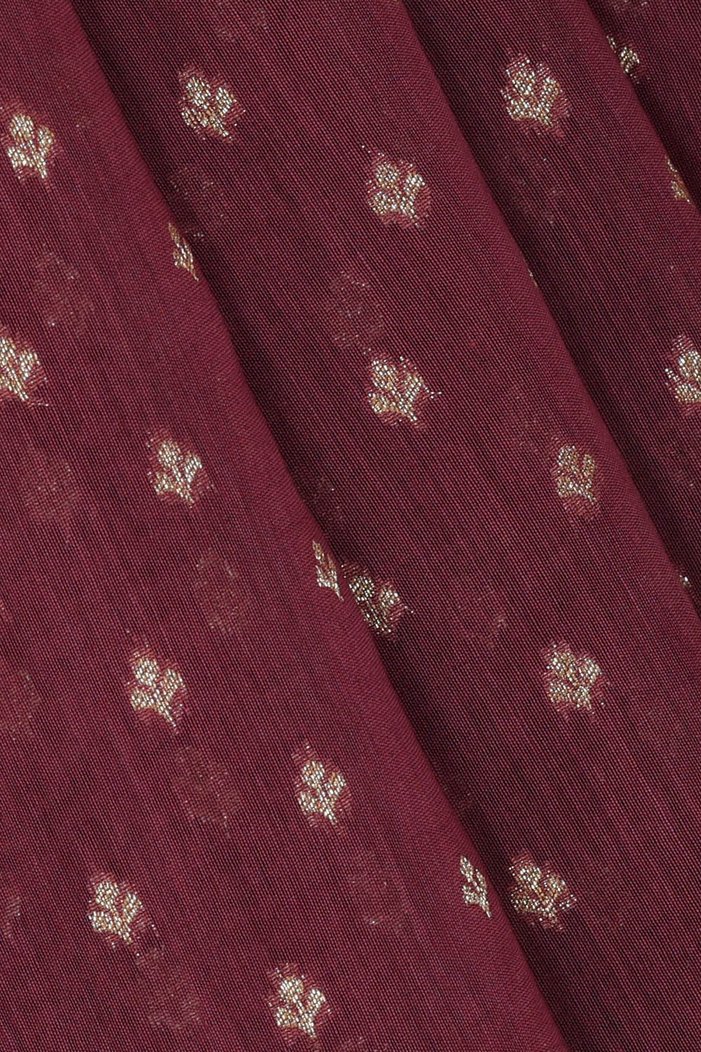 Image of Banarasi Crepe Dark Violet Saree
