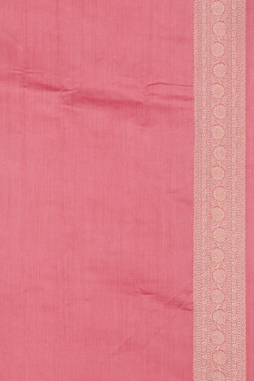 Image of Pink Tussar Silk Saree