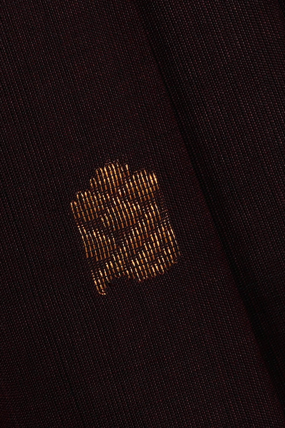 Image of Venkatagiri Cotton Silk Dark Brown Saree