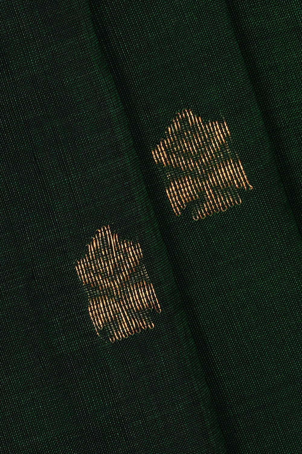 Image of Venkatagiri Cotton Silk Bottle Green Saree