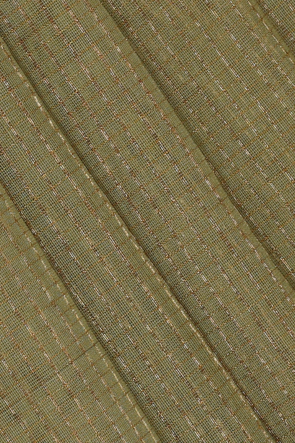 Image of Maheshwari Cotton Silk Muted Green Saree