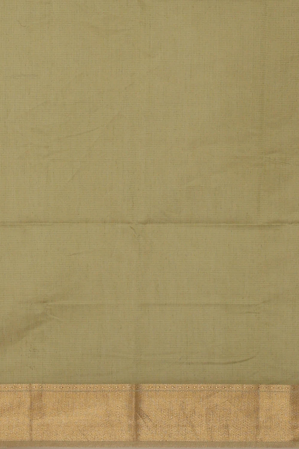 Image of Maheshwari Cotton Silk Muted Green Saree