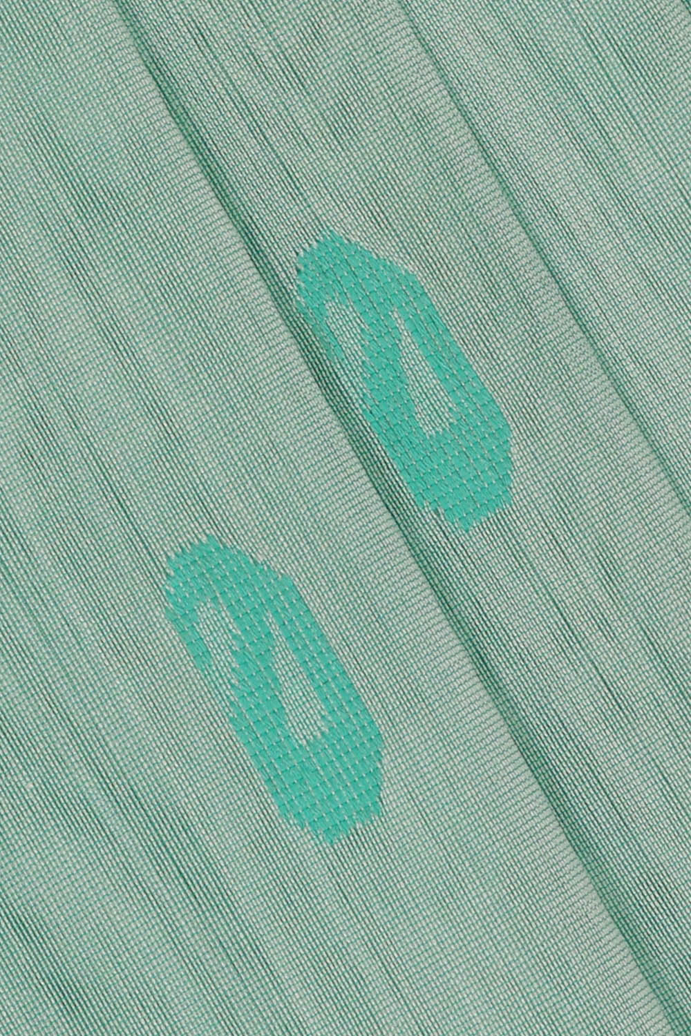 Image of Maheshwari Cotton Silk Pastel Green Saree