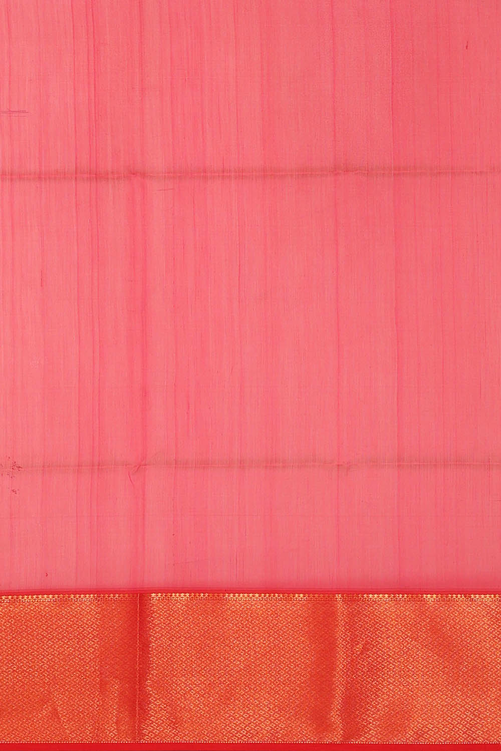 Image of Maheshwari Cotton Silk Orange Saree