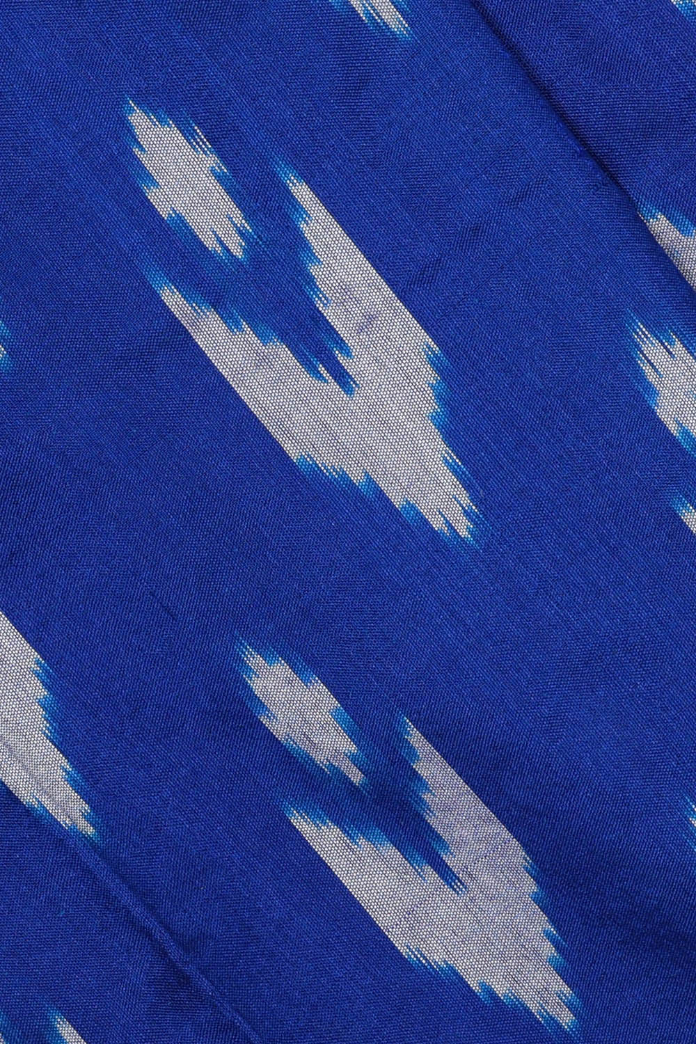 Image of Royal-Blue Pochampally Ikat Silk Saree