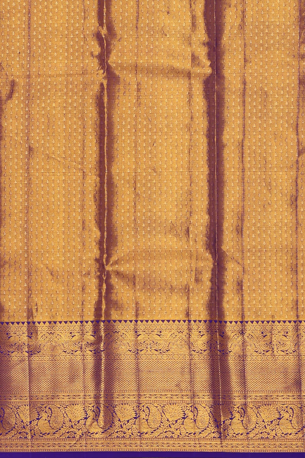 Image of Green Kanchipattu Tissue Brocade Saree