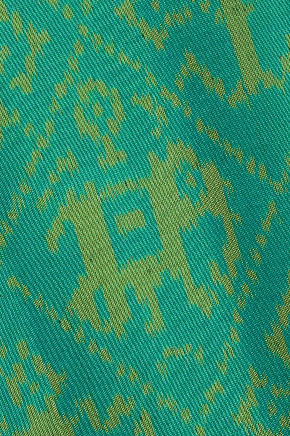 Image of Teal-Green Rajkot Silk Saree
