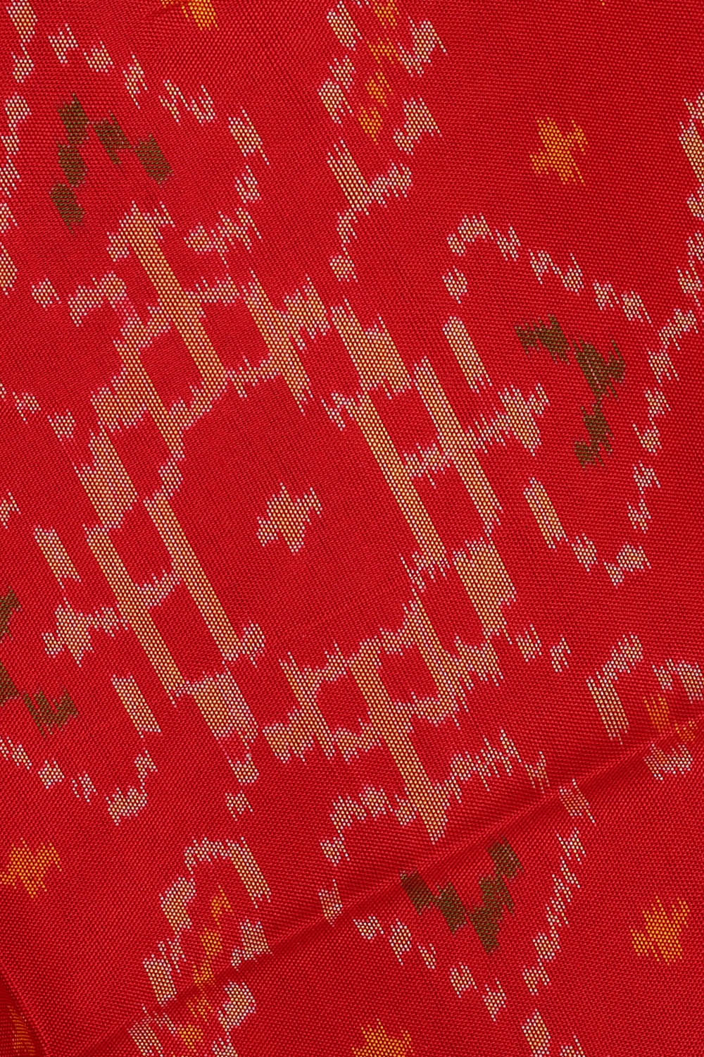 Image of Red Rajkot Silk Saree