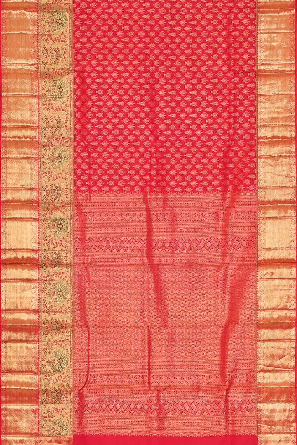 Image of Pink Kanchipattu Tissue Saree