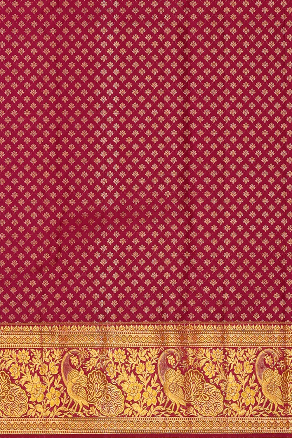 Image of Yellow Kanchipattu Brocade Saree