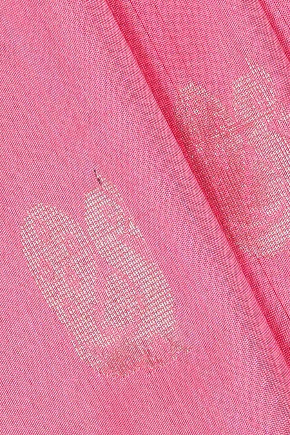 Image of Pink Mangalagiri Silk Saree