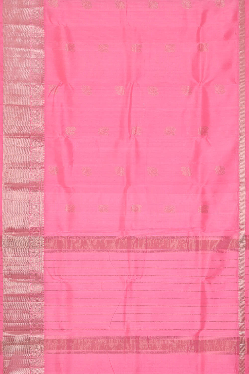 Image of Pink Mangalagiri Silk Saree