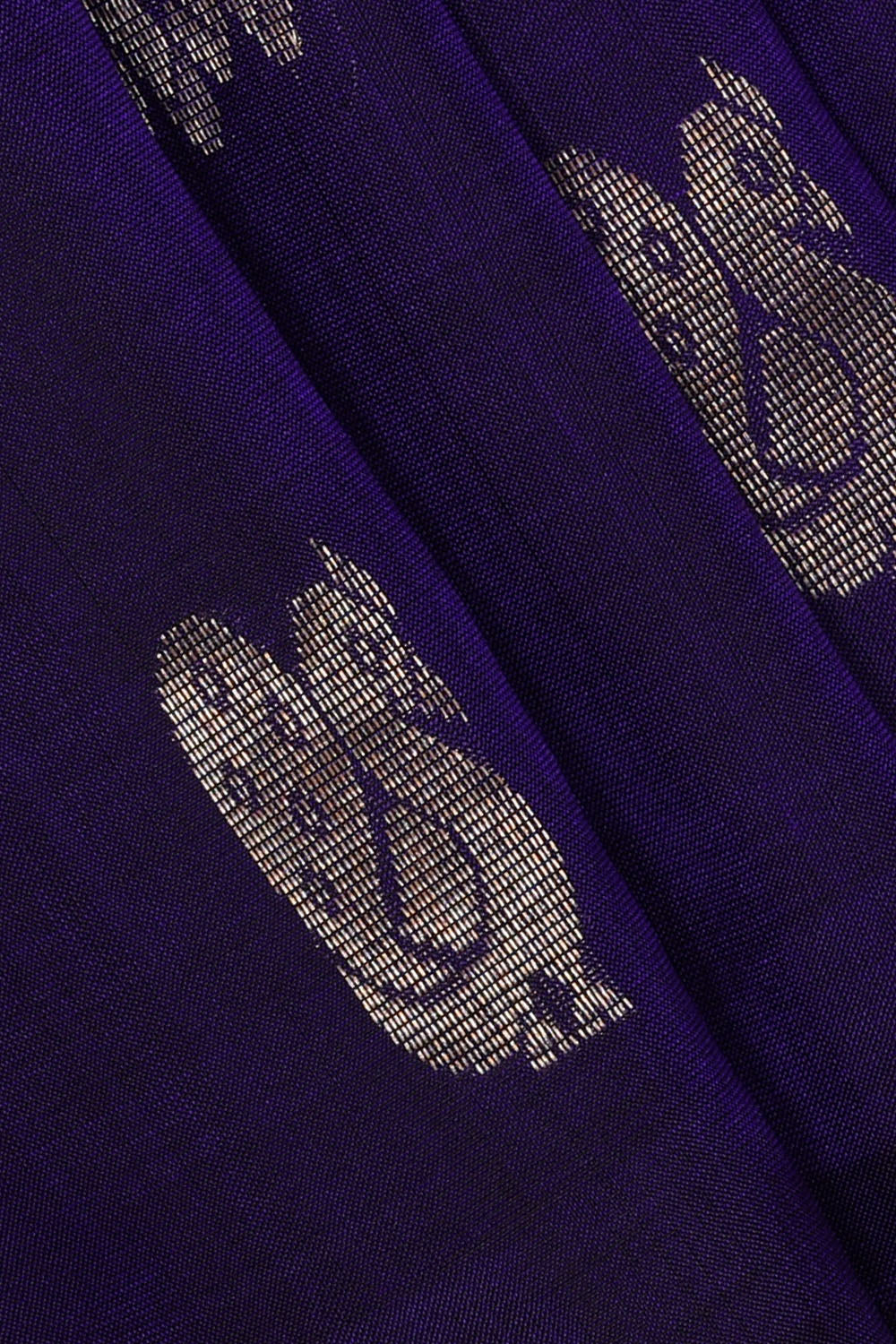 Image of Violet Mangalagiri Silk Saree