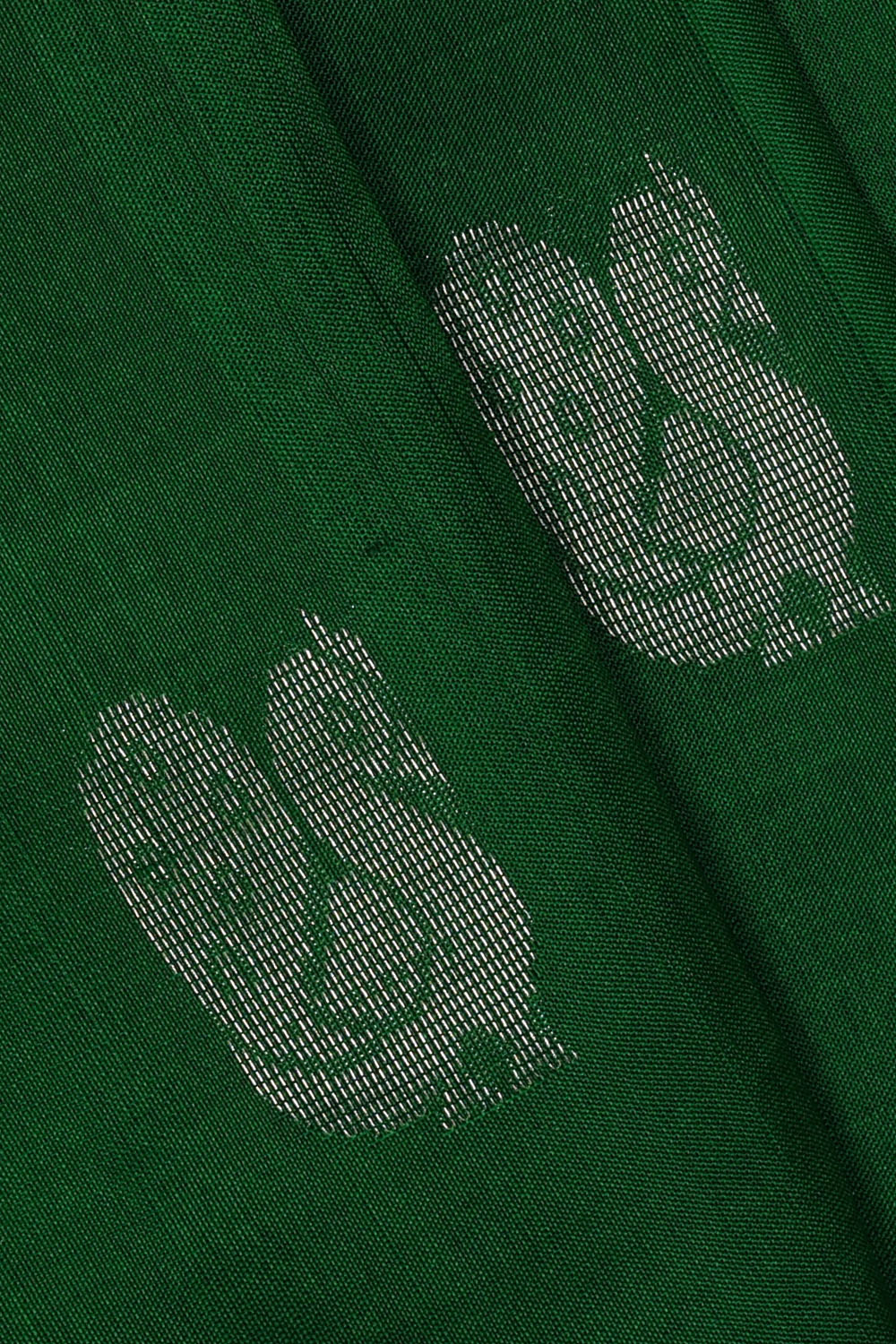 Image of Green Mangalagiri Silk Saree