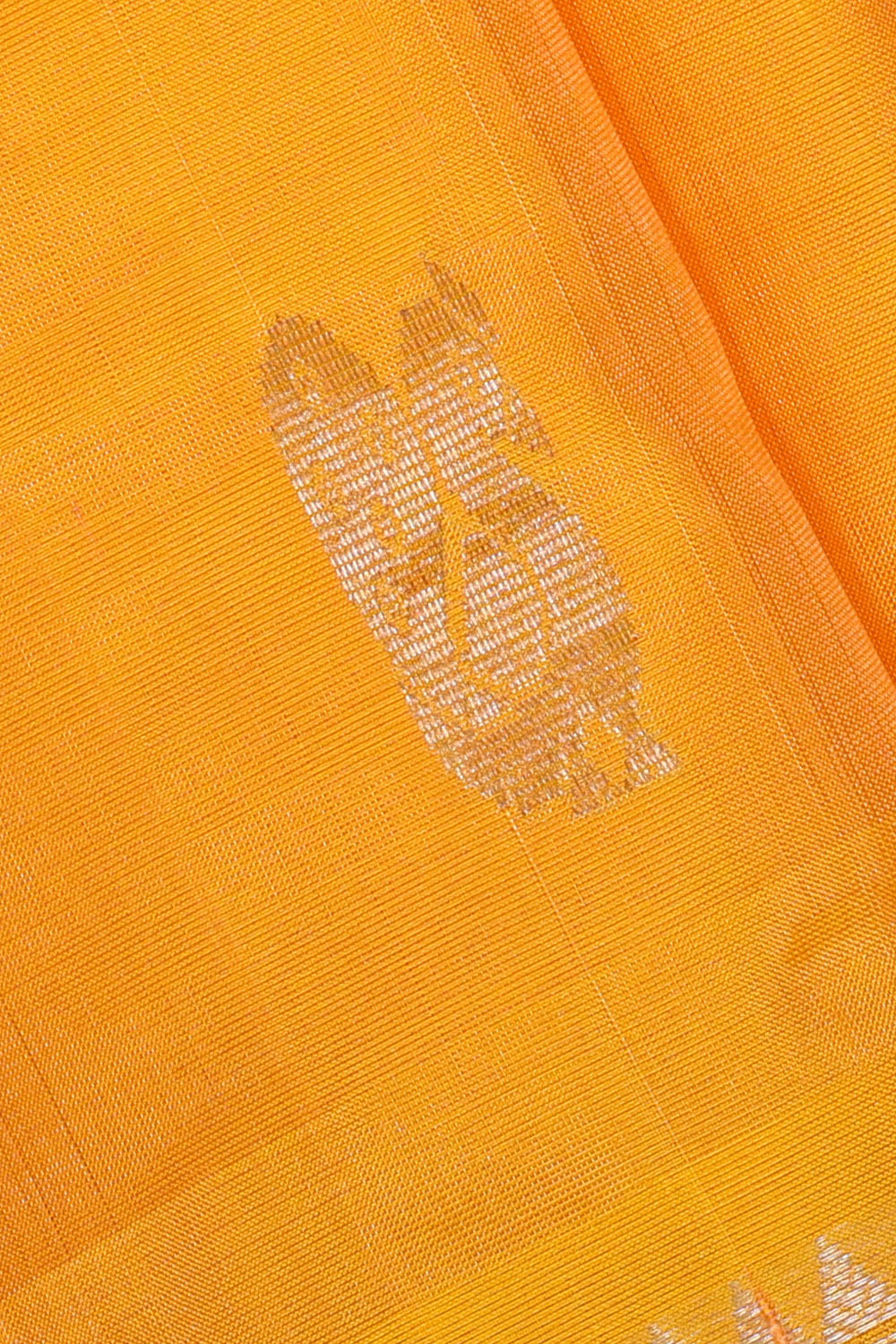 Image of Yellow Mangalagiri Silk Saree