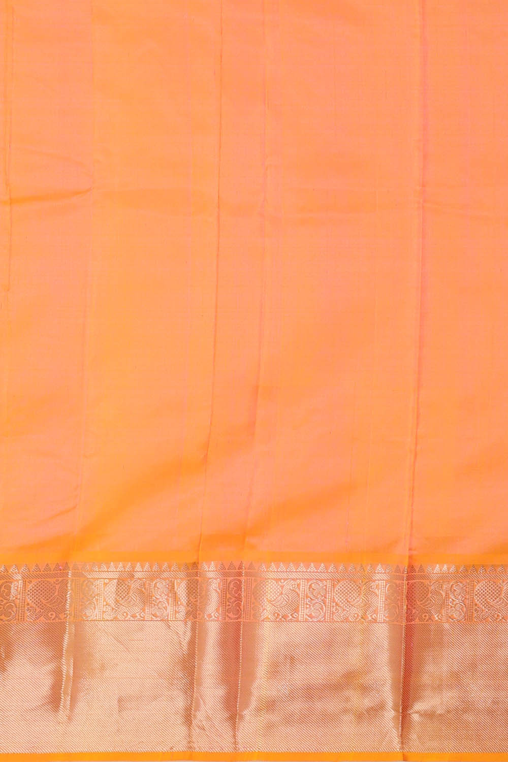 Image of Peach Mangalagiri Silk Saree