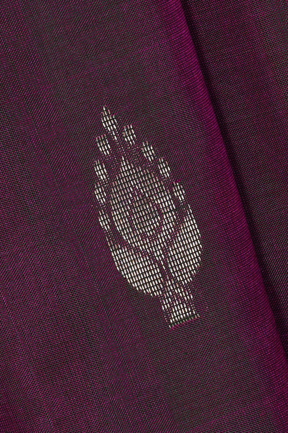 Image of Purple Mangalagiri Silk Saree