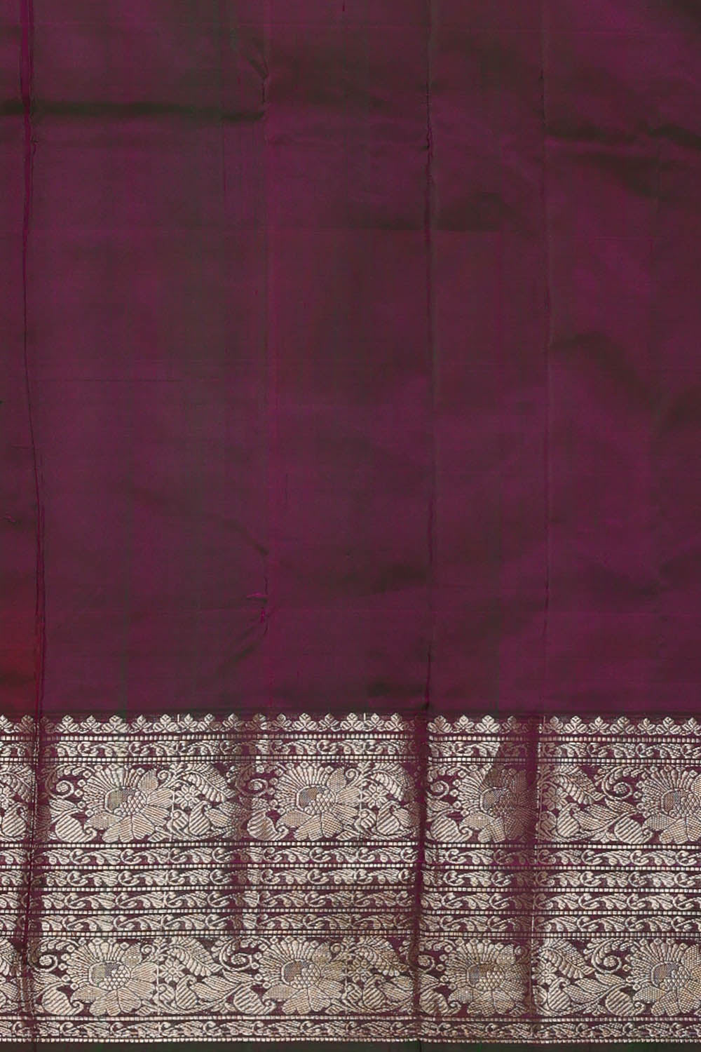 Image of Purple Mangalagiri Silk Saree