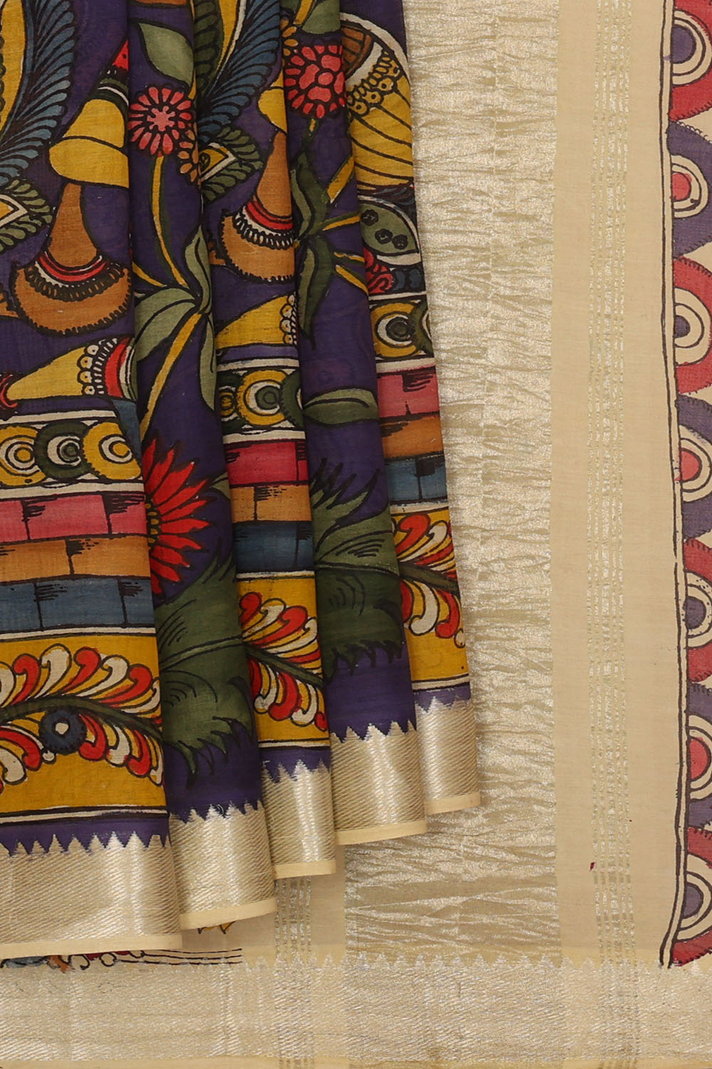 Image of Kalamkari Mangalgiri Silk