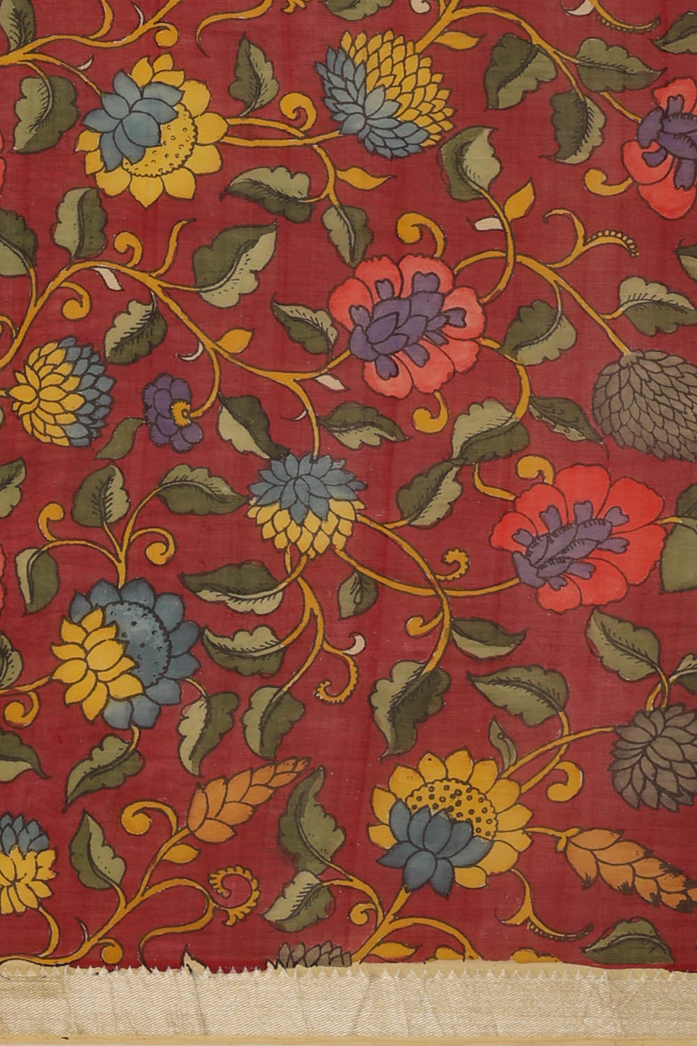 Image of Kalamkari Mangalgiri Silk