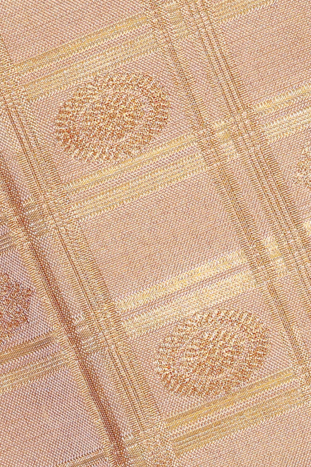 Image of Kanchipattu Gold Tissue Kattam Saree