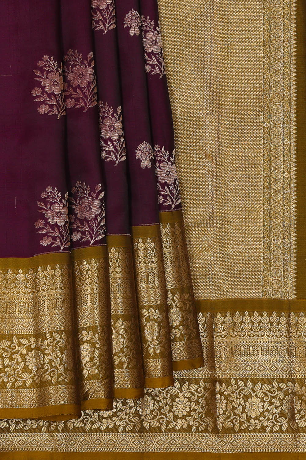 Image of Purple South Silk Saree