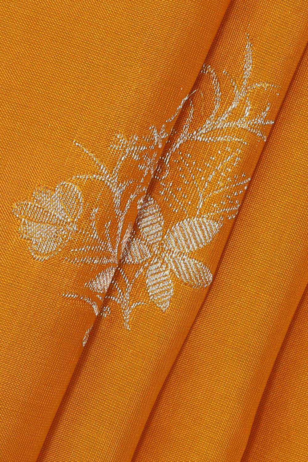 Image of Mustard South Silk Saree