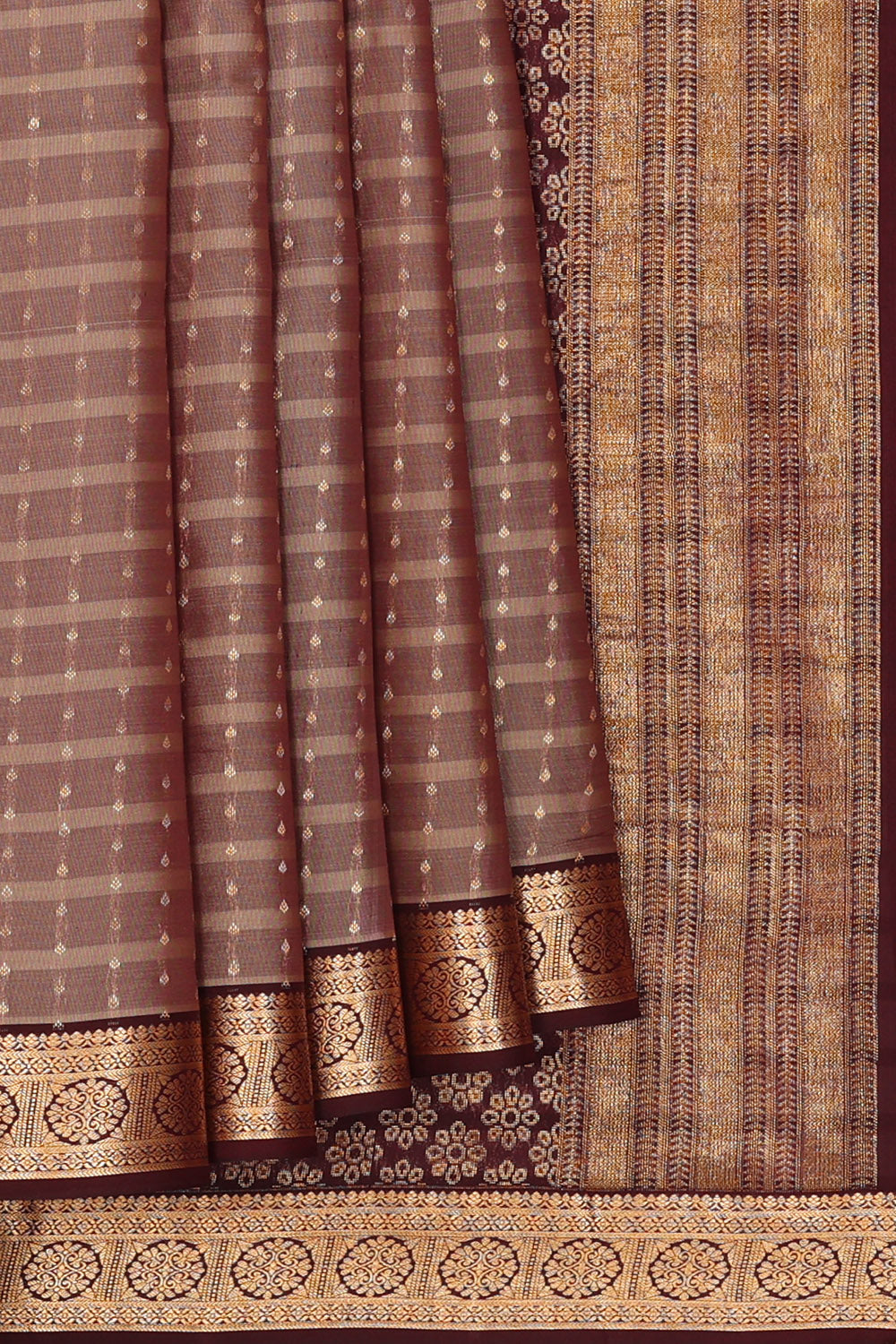 Image of Mauve South Silk Saree