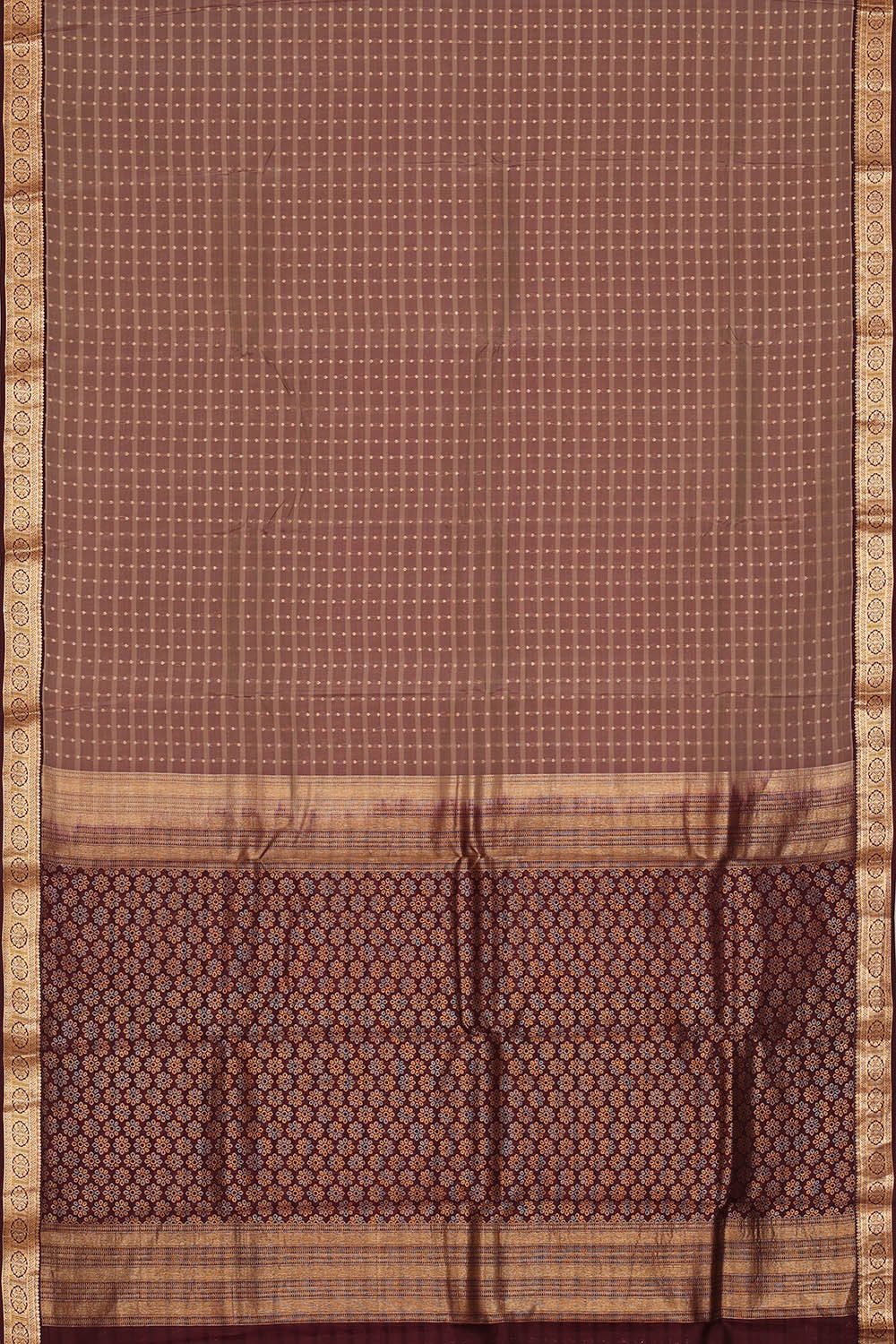 Image of Mauve South Silk Saree