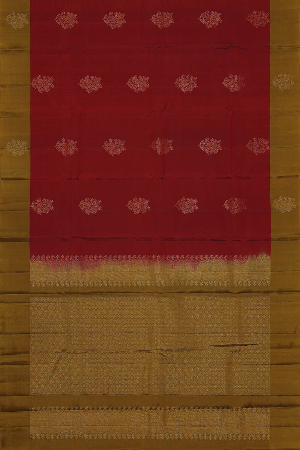 Image of Maroon South Silk Saree
