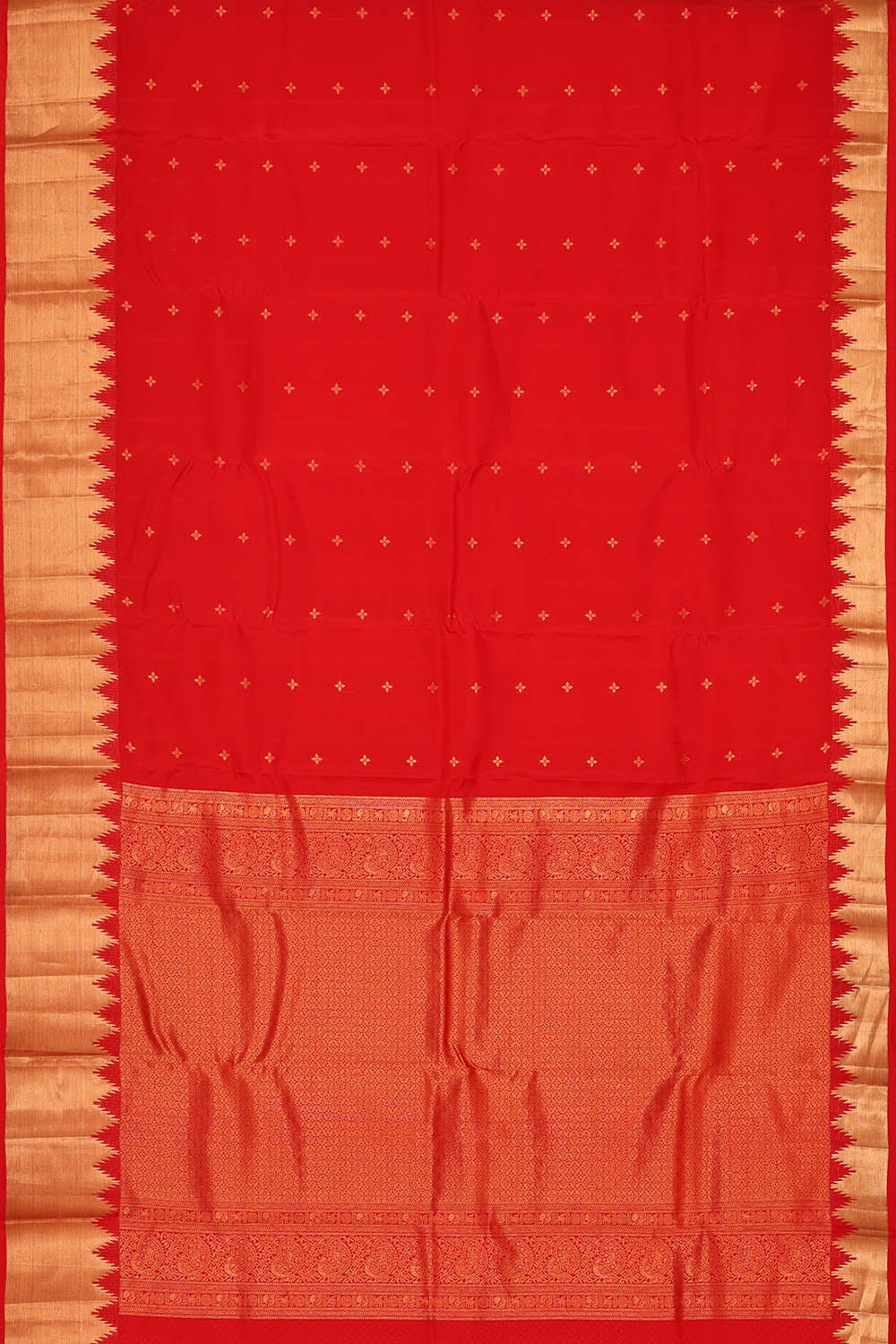 Image of Red South Silk Saree