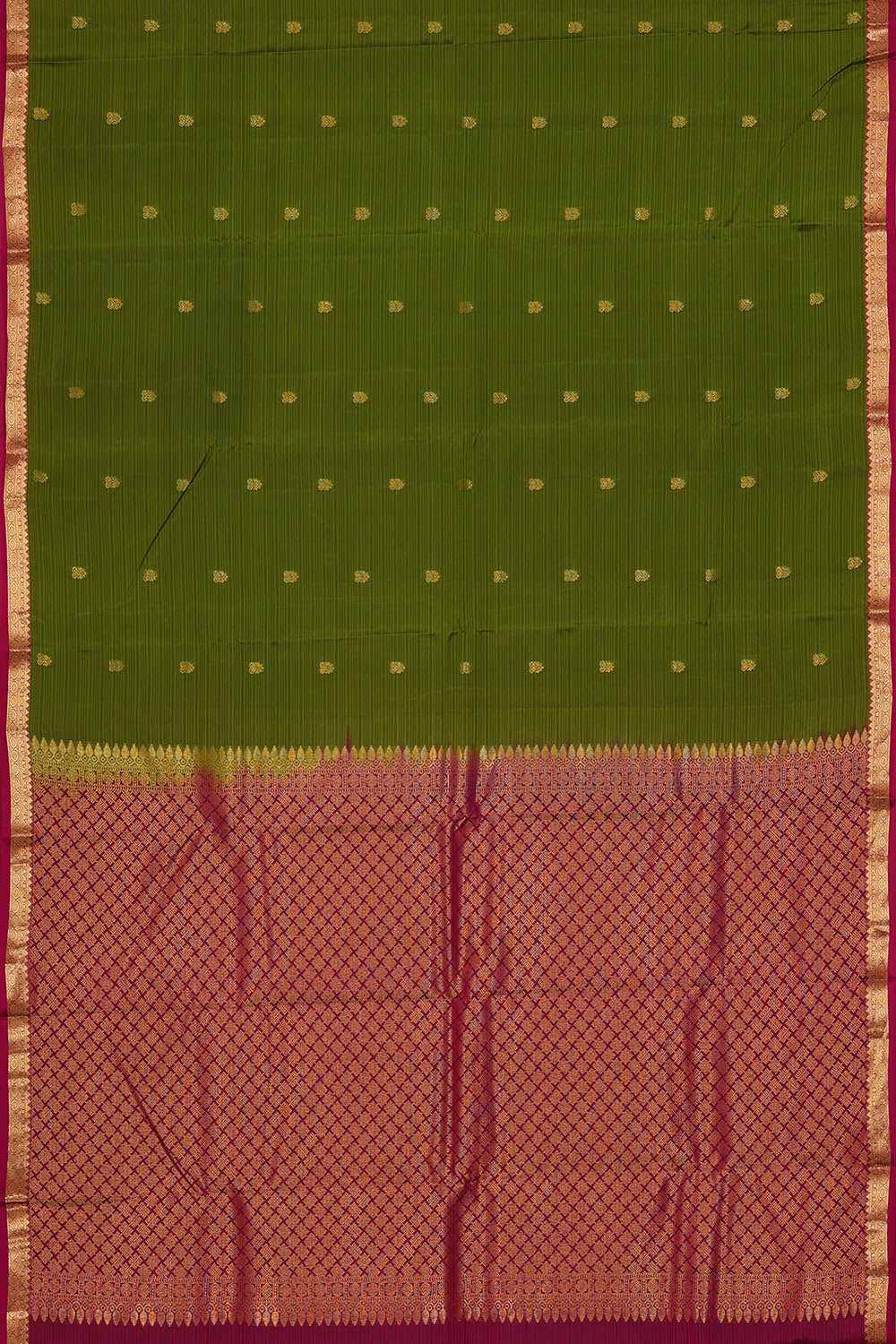 Image of Green South Silk Saree