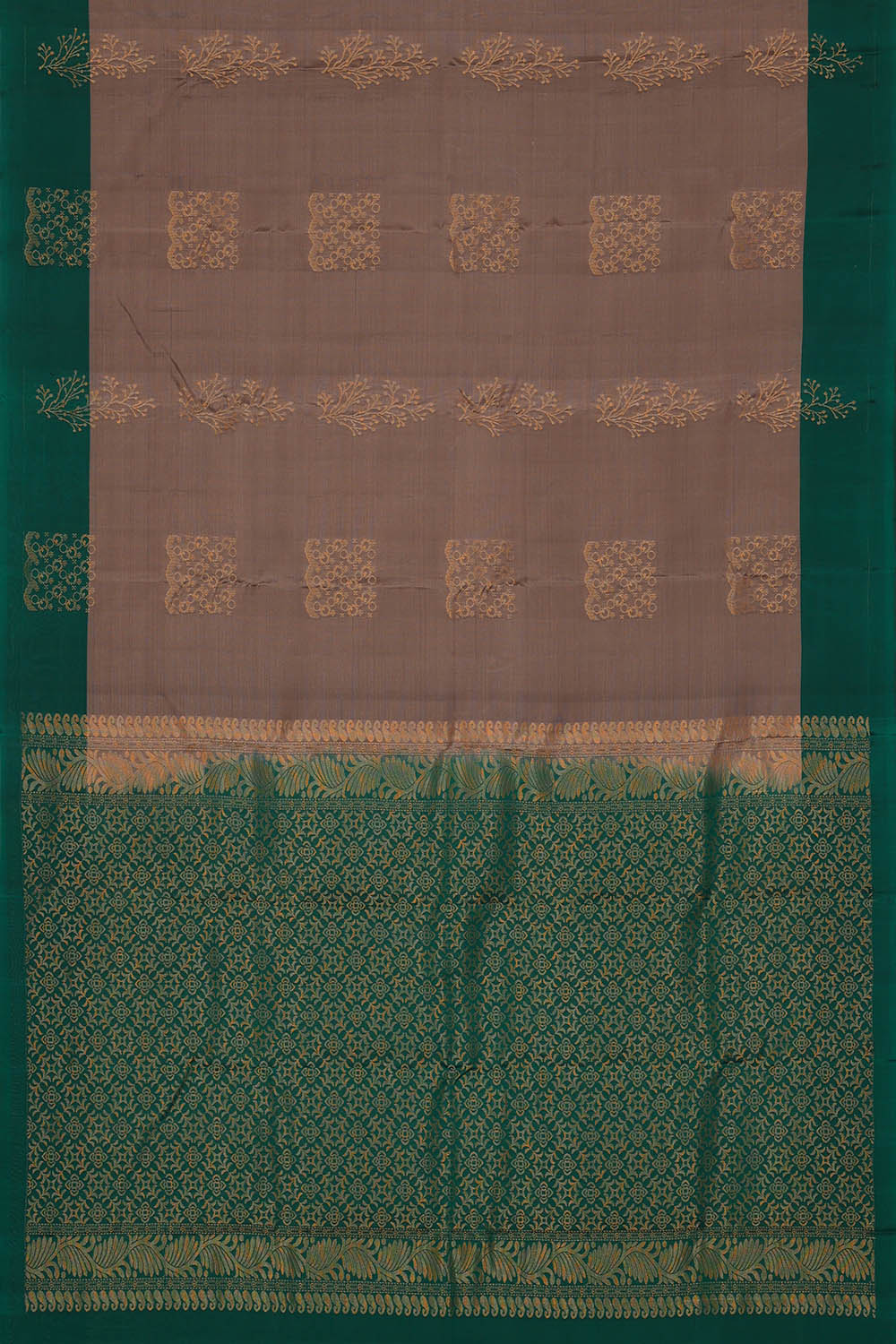 Image of Grey South Silk Saree