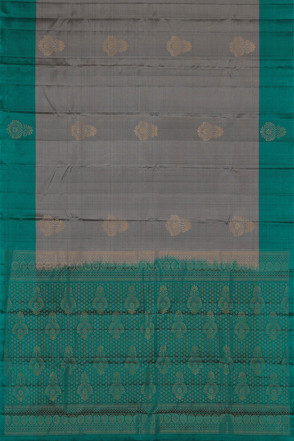 Image of Grey South Silk Saree