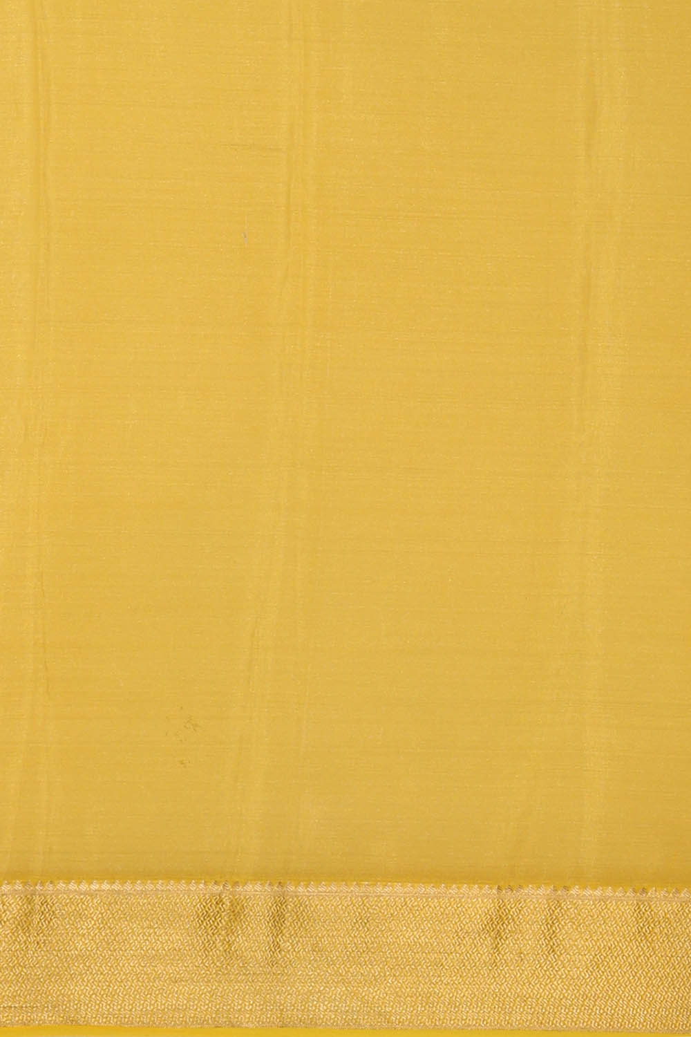 Image of Mustard Silk Saree