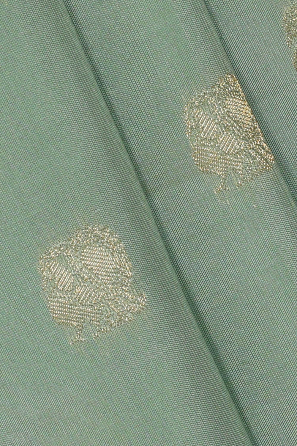 Image of Pastel Green South Silk Saree