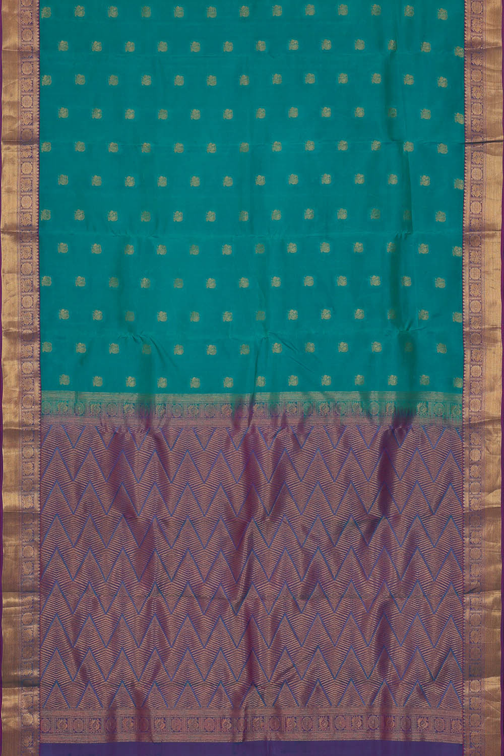 Image of Blue South Silk Saree