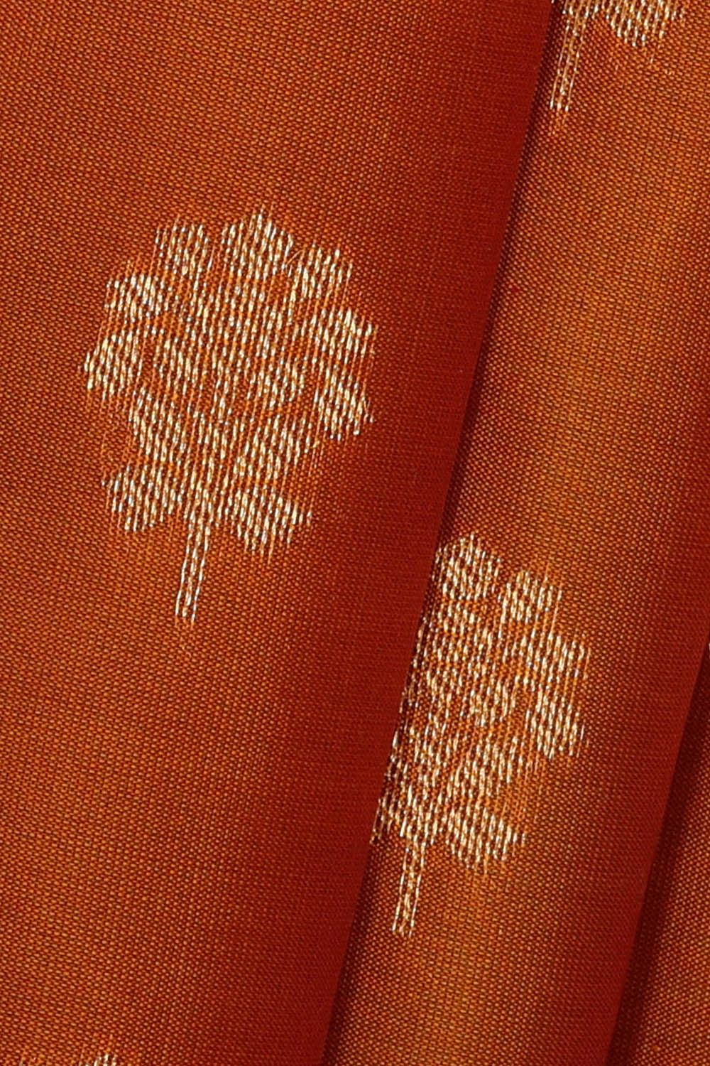 Image of Honey-Mustard South Silk Saree