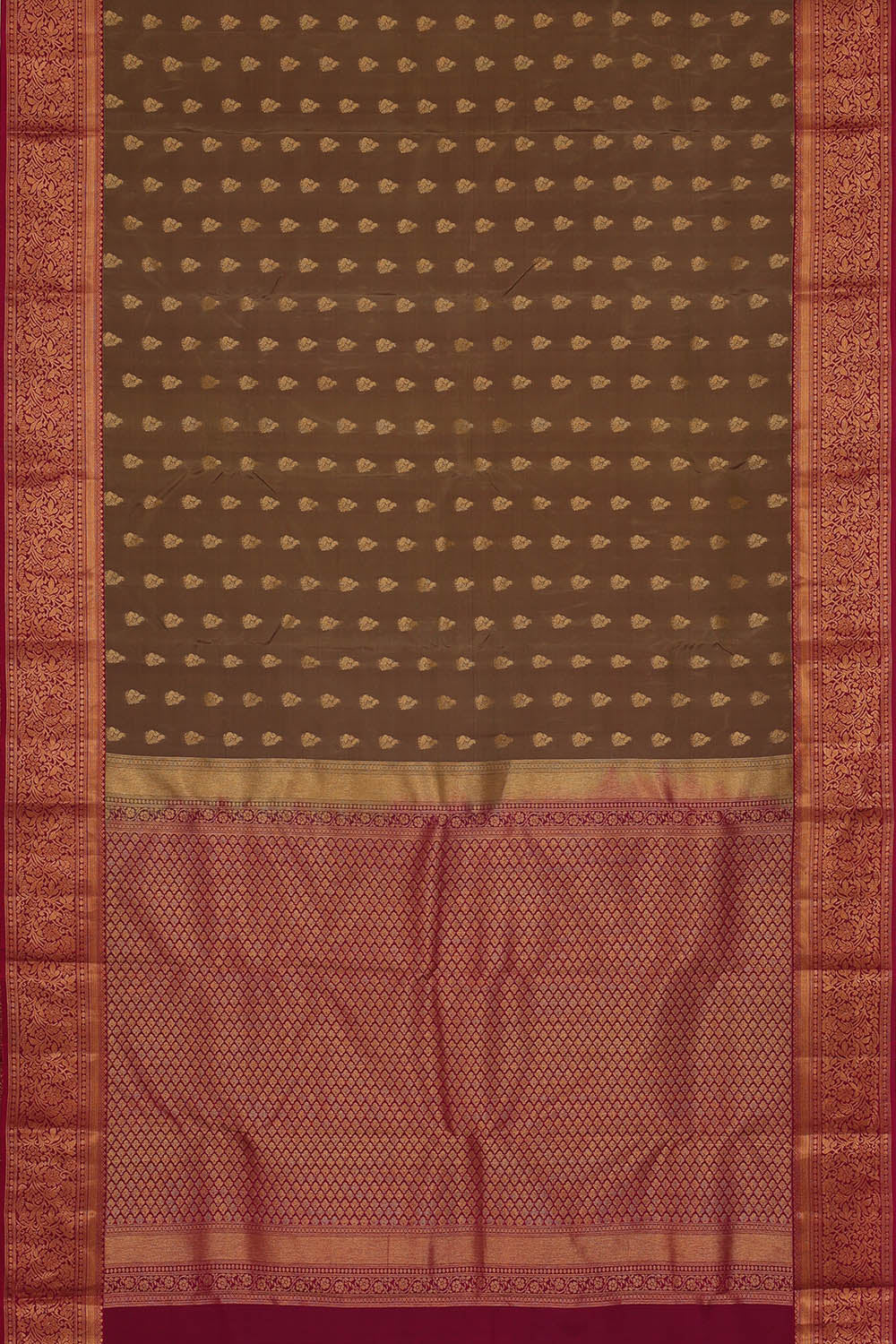 Image of Grey South Silk Saree