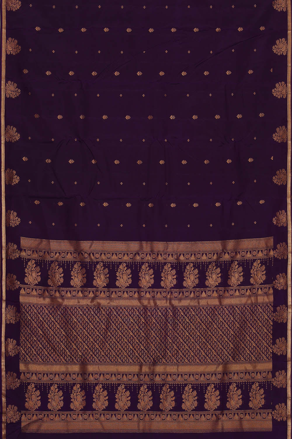 Image of Purple South Silk Saree