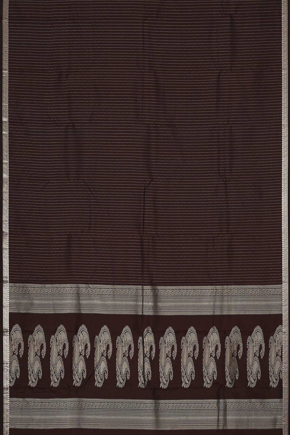 Image of Coffee-Brown South Silk Saree