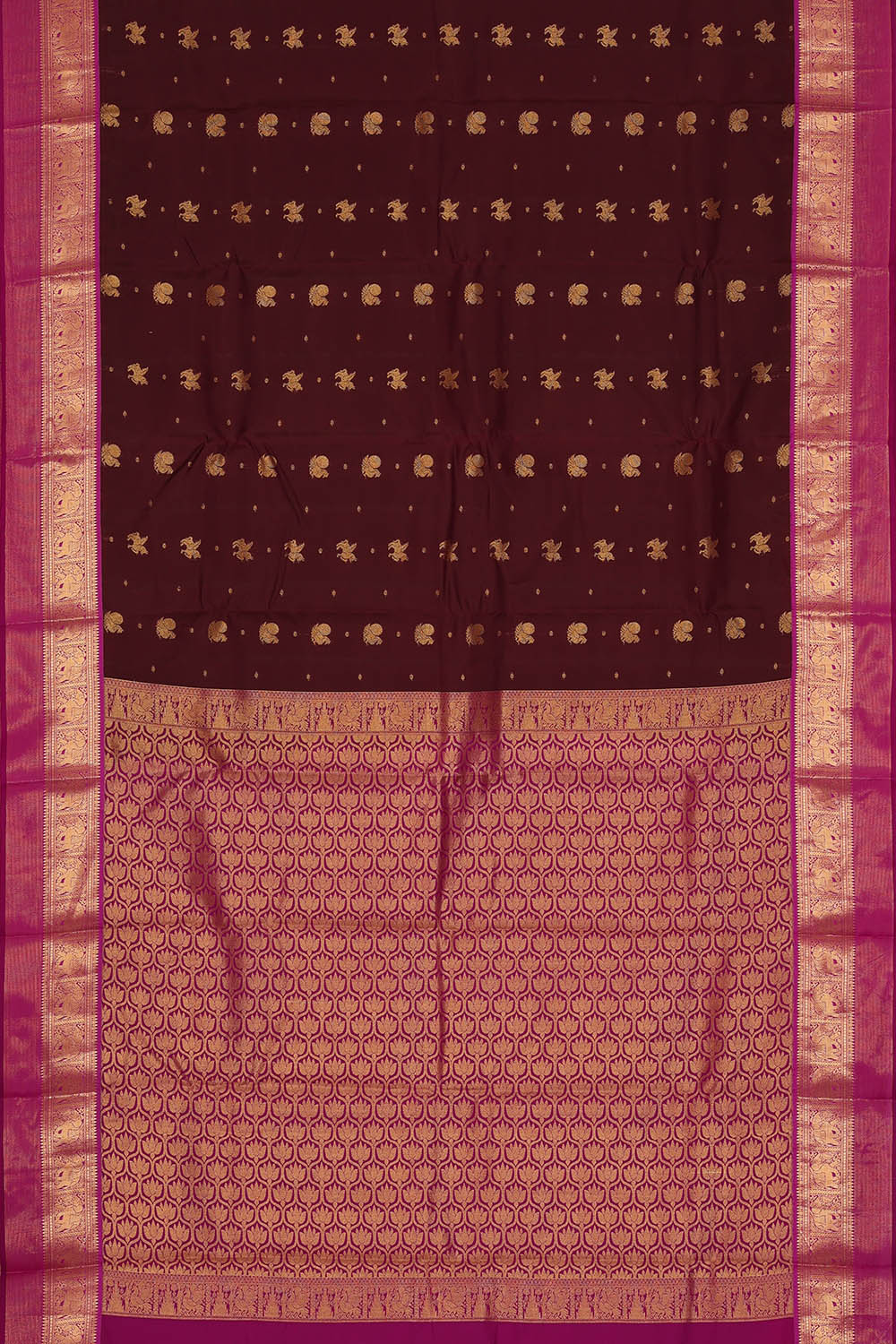 Image of Violet South Silk Saree