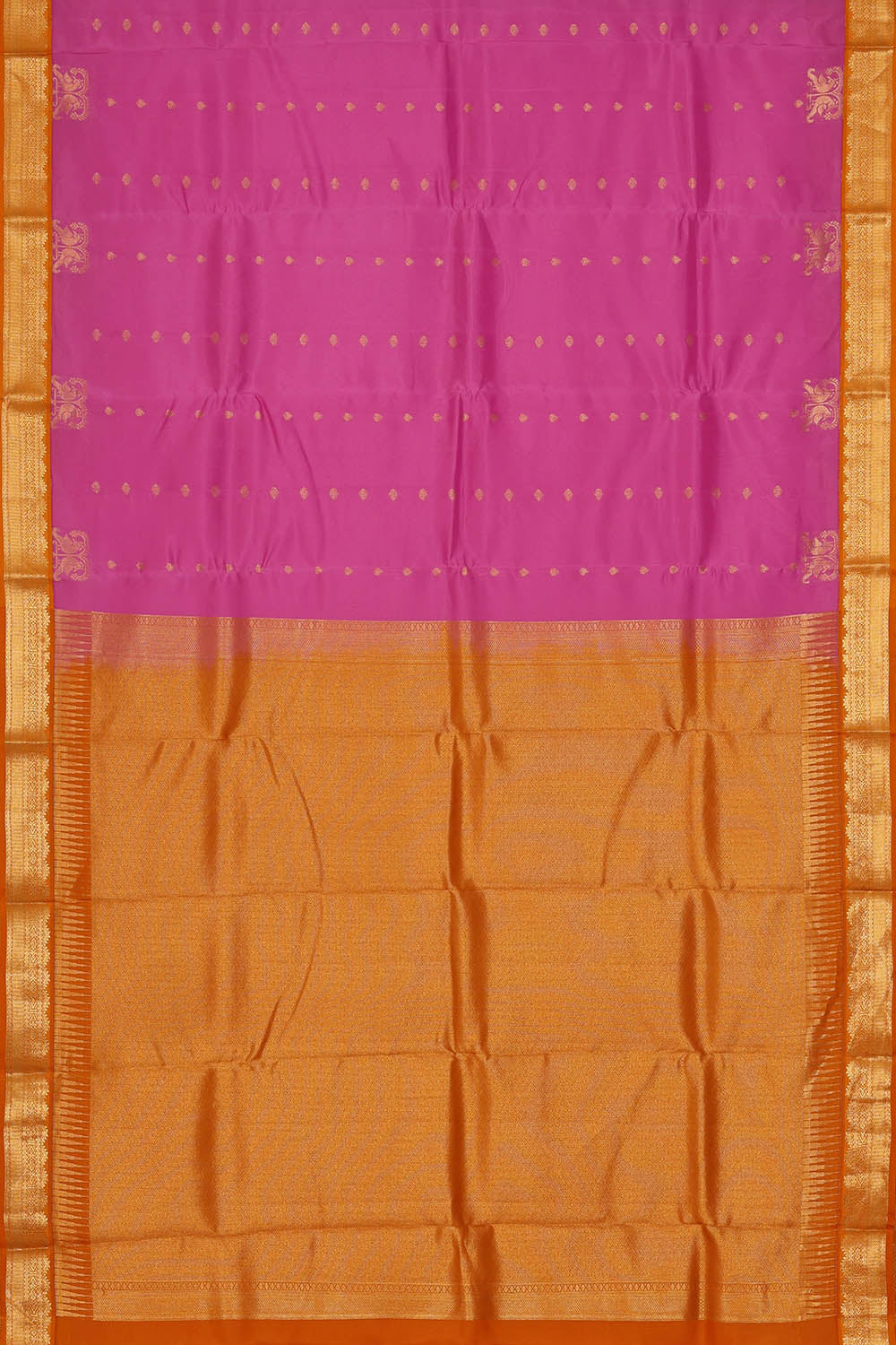Image of Lavender Pink South Silk Saree