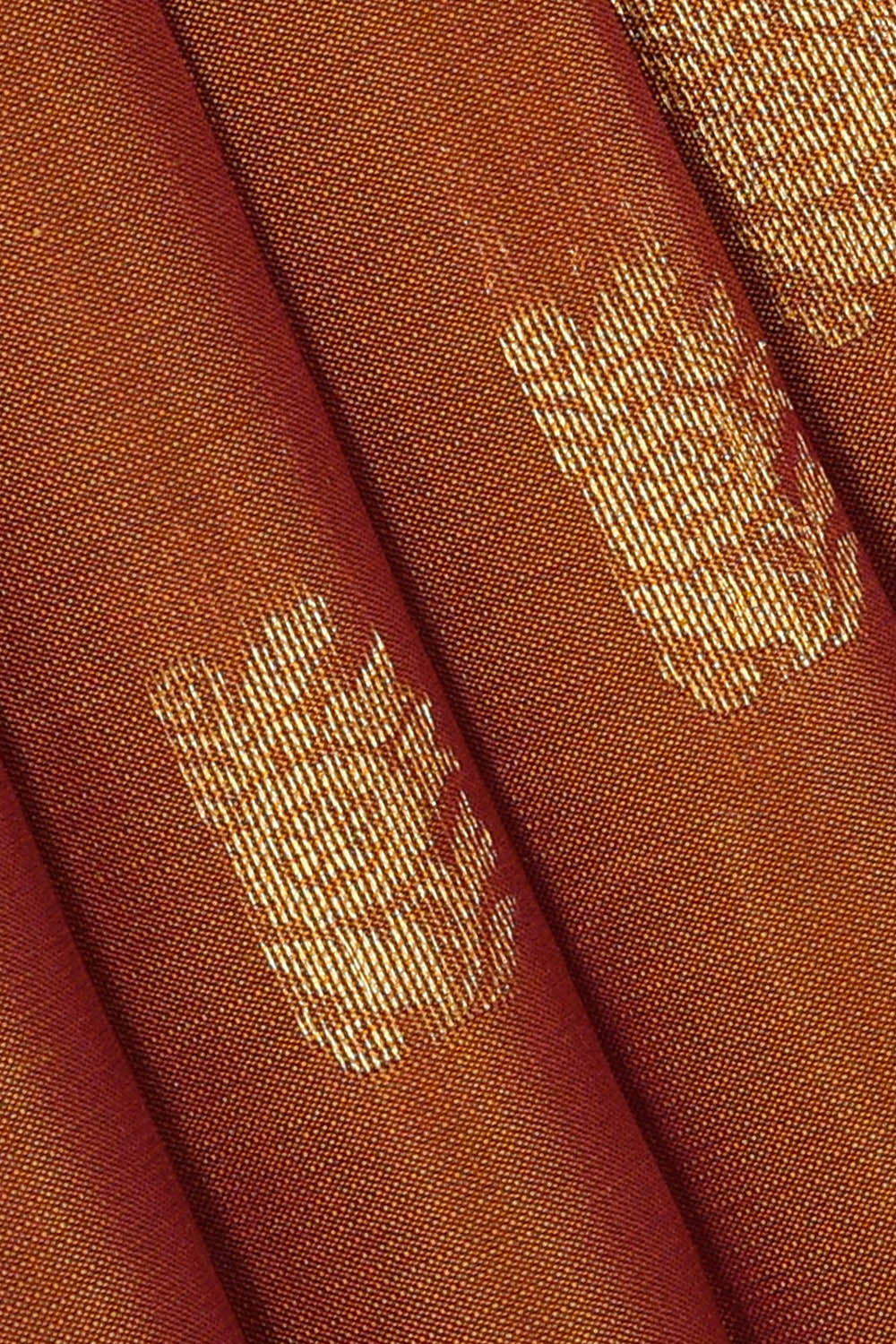 Image of Brown South Silk Saree