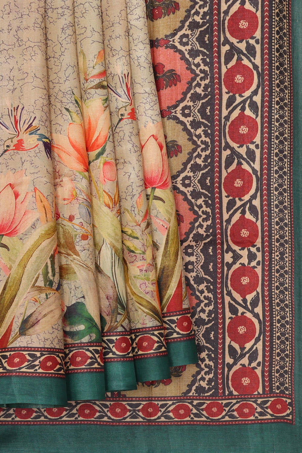 Image of Desi Tussar Silk Saree