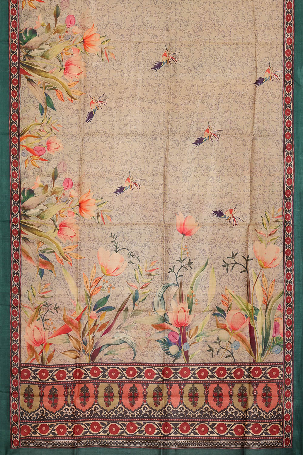 Image of Desi Tussar Silk Saree