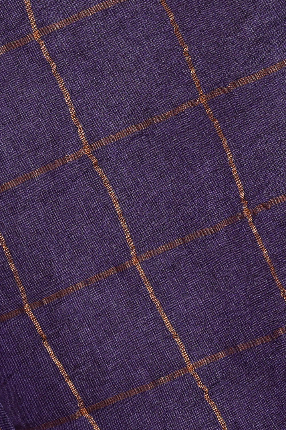 Image of Purple Desi Tussar Silk Saree
