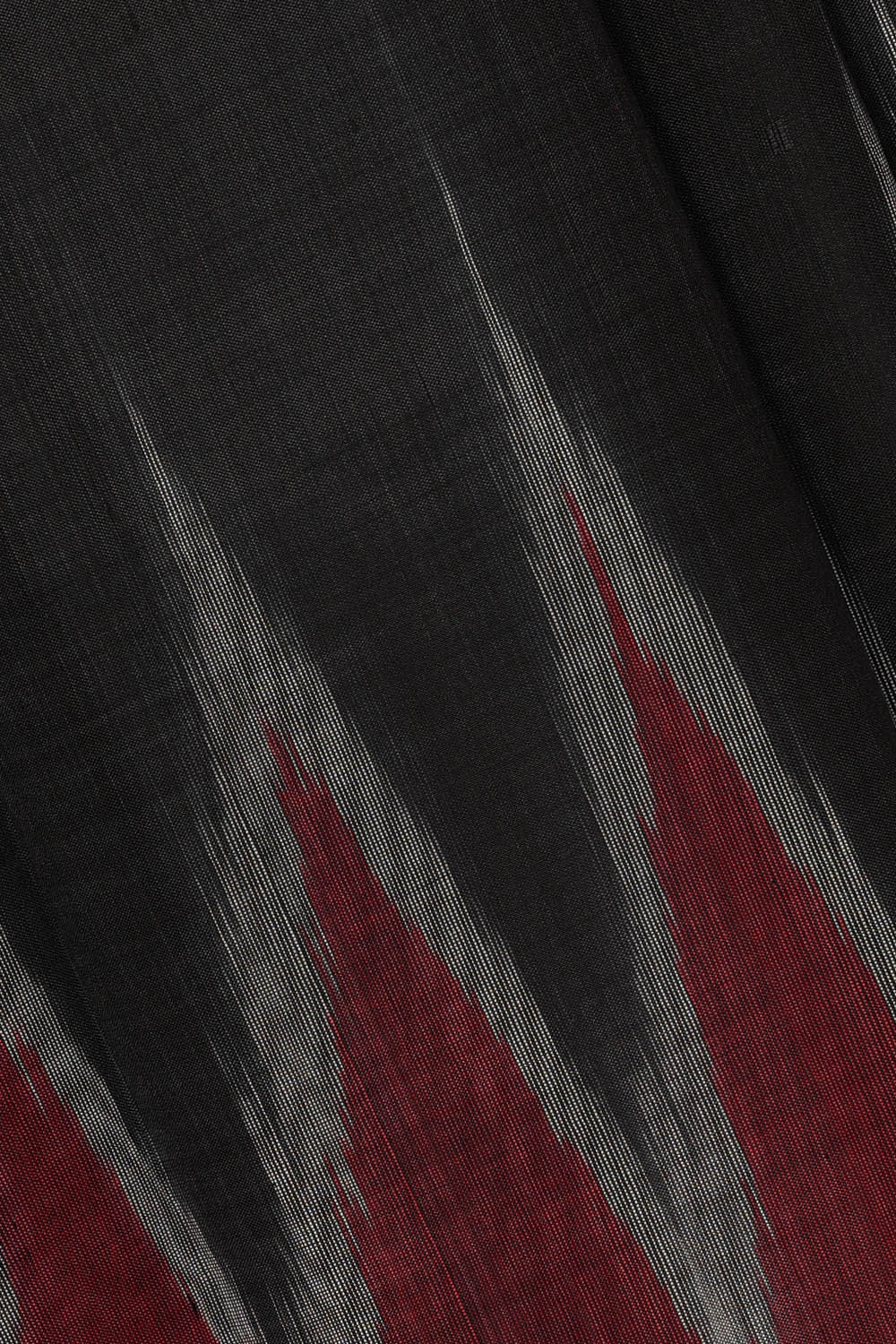 Image of Black Pure Silk Saree